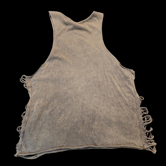 ACDC SM - For Those About to Rock Fringe Tank Top - Picture 2 of 8